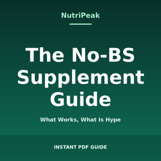 The No-BS Supplement Guide — Instant PDF Download